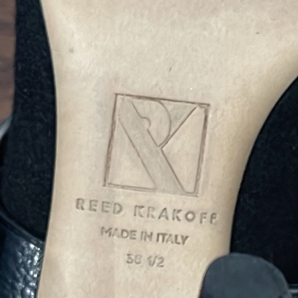 Reed Krakoff Women’s Black Fabric Mary Jane Heels Size 8.5 - Picture 7 of 8